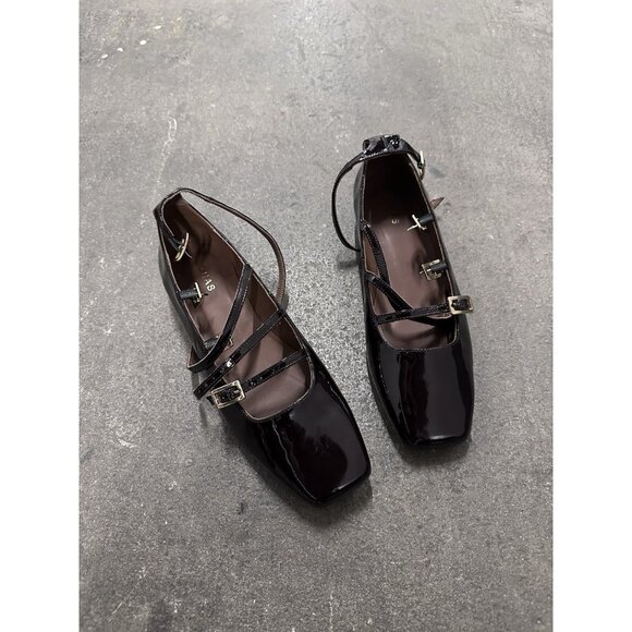 ALOHAS Luke Leather Ballet Flats Onix Coffee Brown - Picture 3 of 7